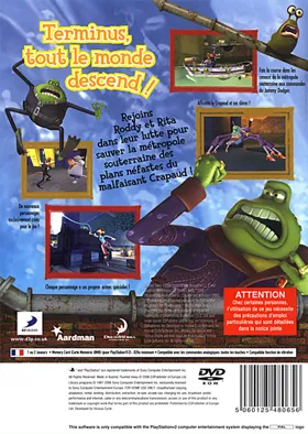 DreamWorks & Aardman Flushed Away box cover back
